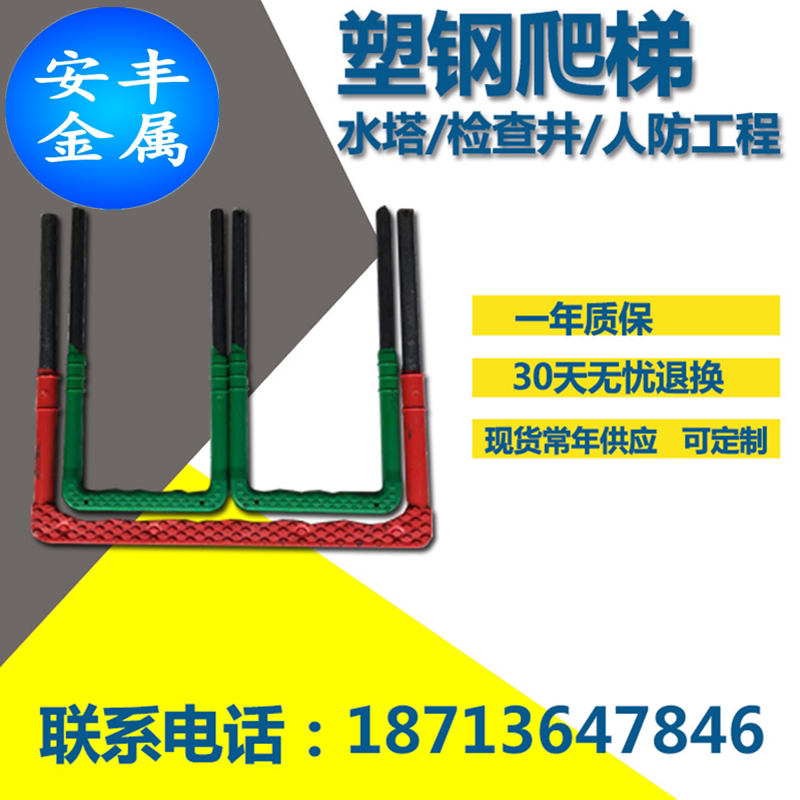 12*150*250塑钢爬梯 沙井盖 污水检查井塑钢爬梯 下水道爬梯 生产