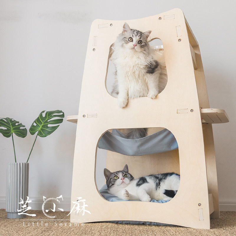 芝小麻猫爬架猫窝猫树一体猫跳台多层实木四季猫咪攀爬架猫咪用品在类目 宠物/宠物食品及用品, 猫/狗玩具, 猫爬架中 - 来自Buy2taobao.com提供专业的淘宝代购服务