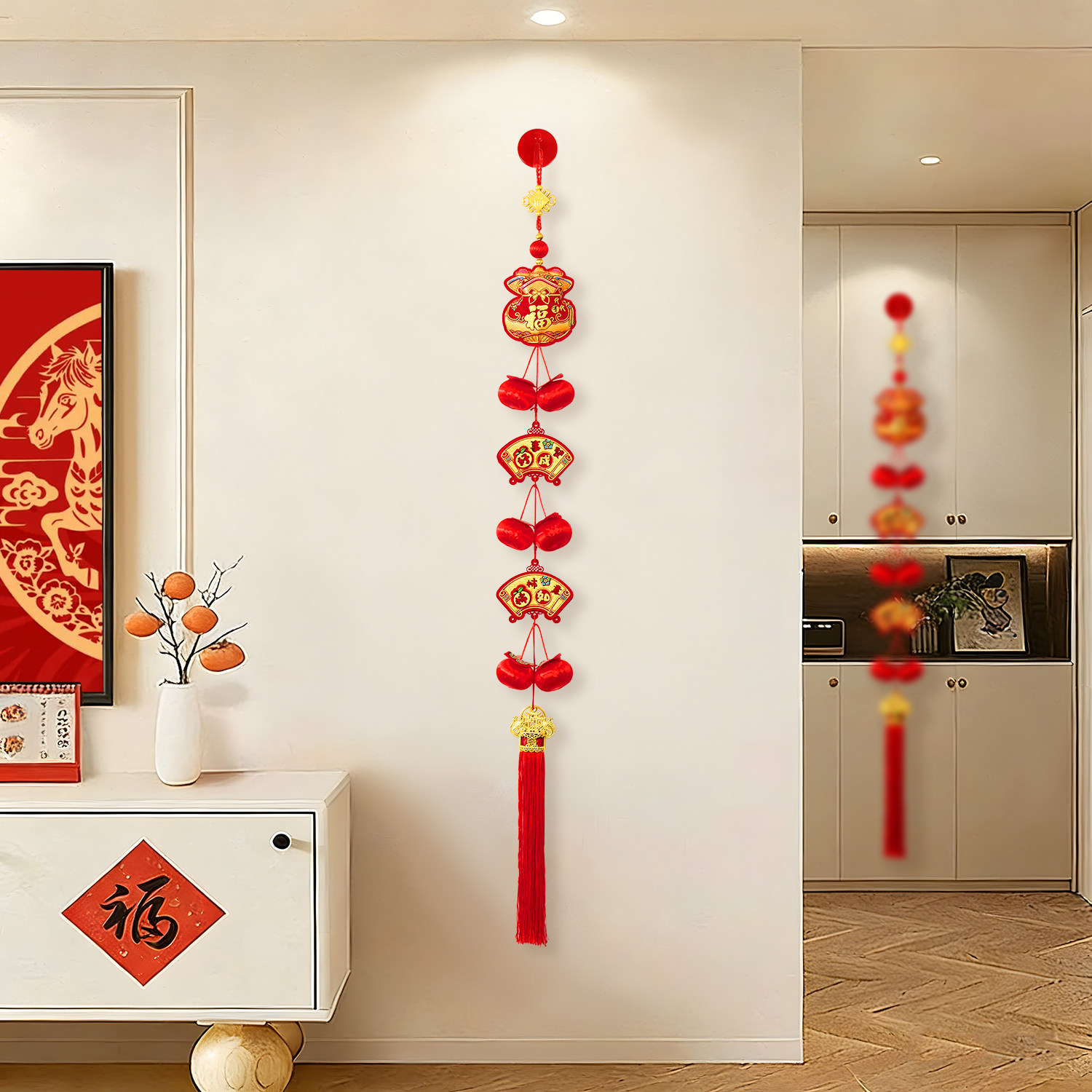 2026马年新年新款福禄苹果挂饰