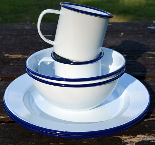 CrowCanyonHome复古圆沙拉盘