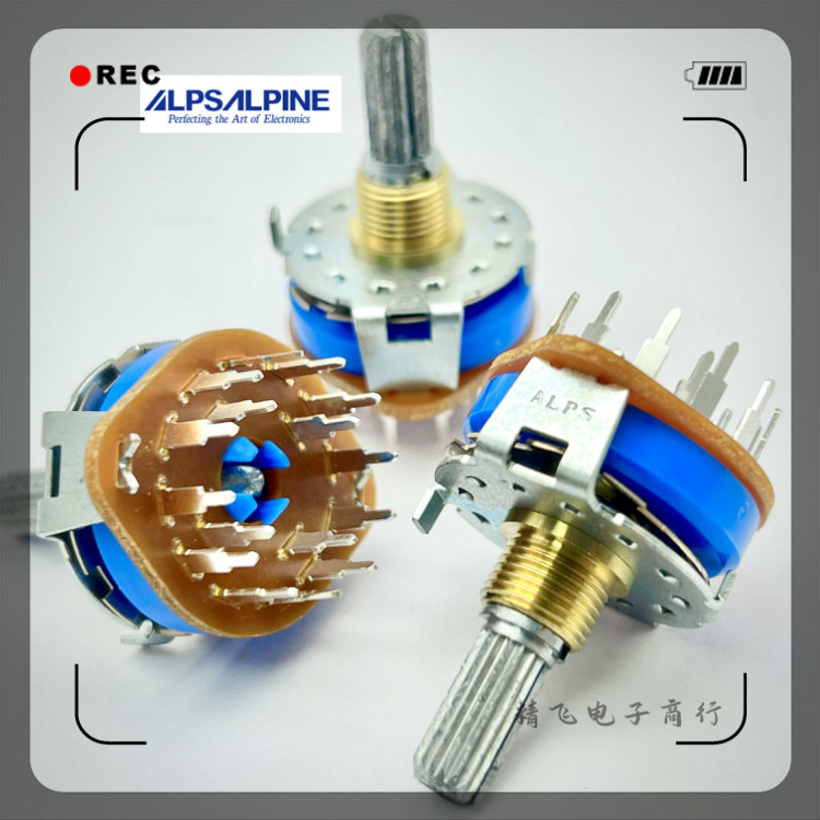 日本alps阿尔卑斯波段开关12接点