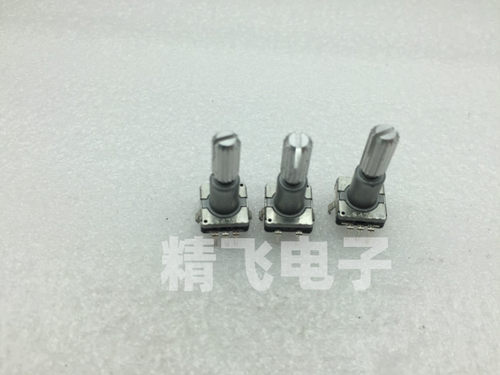 日本ALPS阿尔卑斯EC11编码带开关30定位15脉冲轴24MM锯齿行程1.5