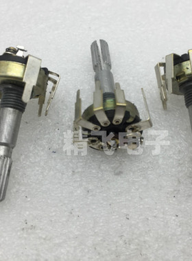 优质RV170SF-10单联带开关电位器B1M轴长25MM内弯脚