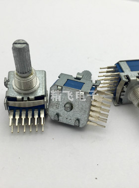 ALPS阿尔卑斯SRBM20型旋转波段开关2层6档柄长20MM锯齿轴