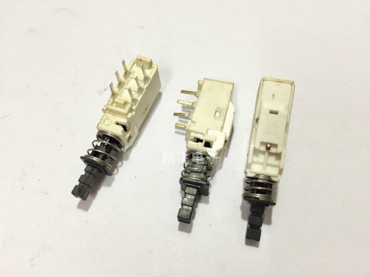 台湾SPUN按动自锁开关2回路数12脚自锁开关