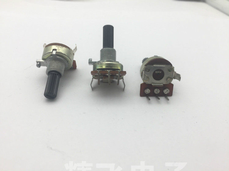 优质RK161单联电位器B500K轴长20MM锯齿
