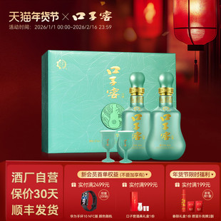 【年货礼盒】口子窖10年型礼盒50度500mL*2瓶 十年型安徽白酒送礼
