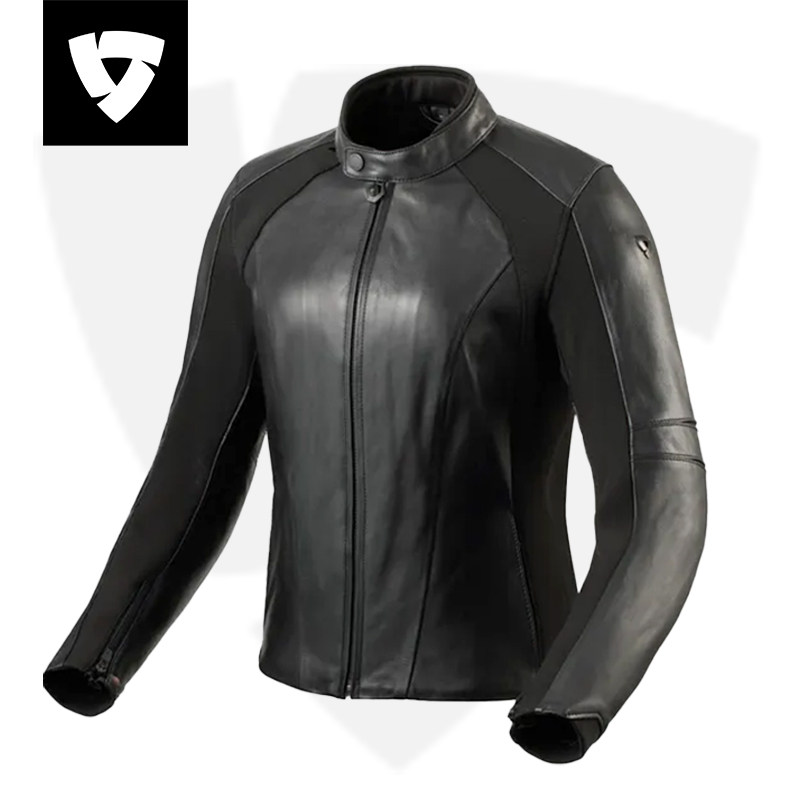 广州佰丈利 REVIT摩托车骑行服玛茜女士机车防摔休闲修身皮衣皮裤