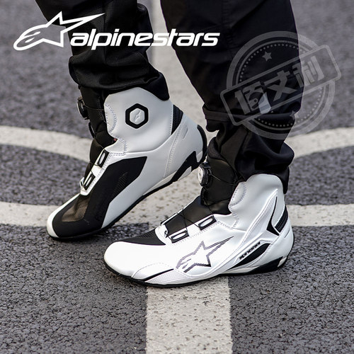 a星alpinestars摩托车骑行靴FASTER-4 BOA机车靴短靴防摔摩托鞋男