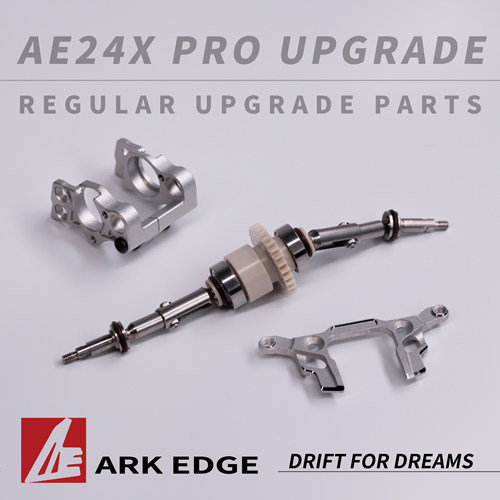 AE24X-op升级 齿轮箱/前避震架/后直轴 ARKEDGE漂移蚊车1/24RC AE