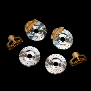 AE24X OP升级 UNI-BRAKE金属刹车卡钳 ARKEDGE漂移蚊车1/24RC AE