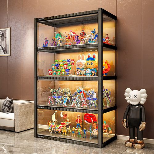 四面高透！加厚加大手办展示柜