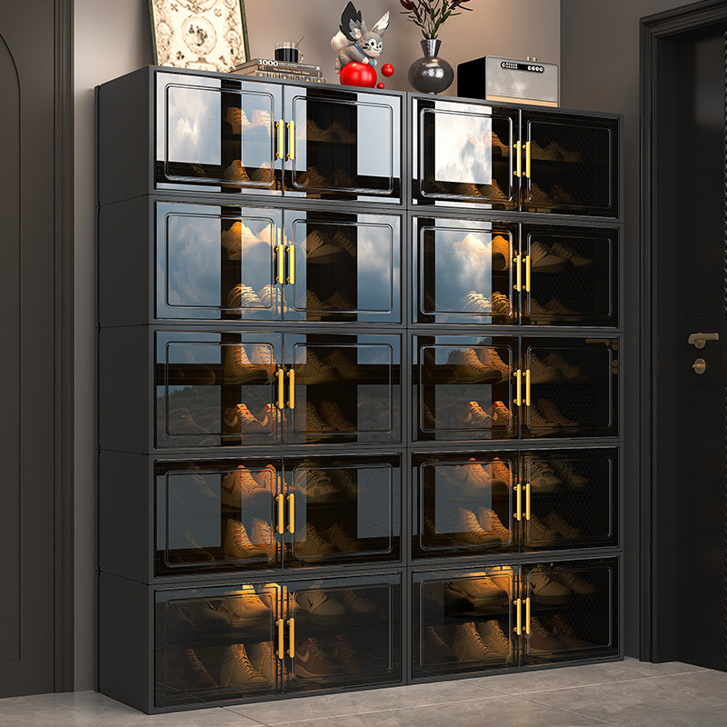 鞋柜家用门口2025新款鞋子收纳神器室内多层透明鞋盒简易塑料鞋架,住宅家具,鞋架,淘宝优惠券,粉丝福利购,淘宝优惠卷