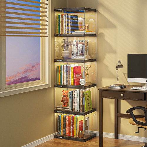 书架置物架落地家用书柜