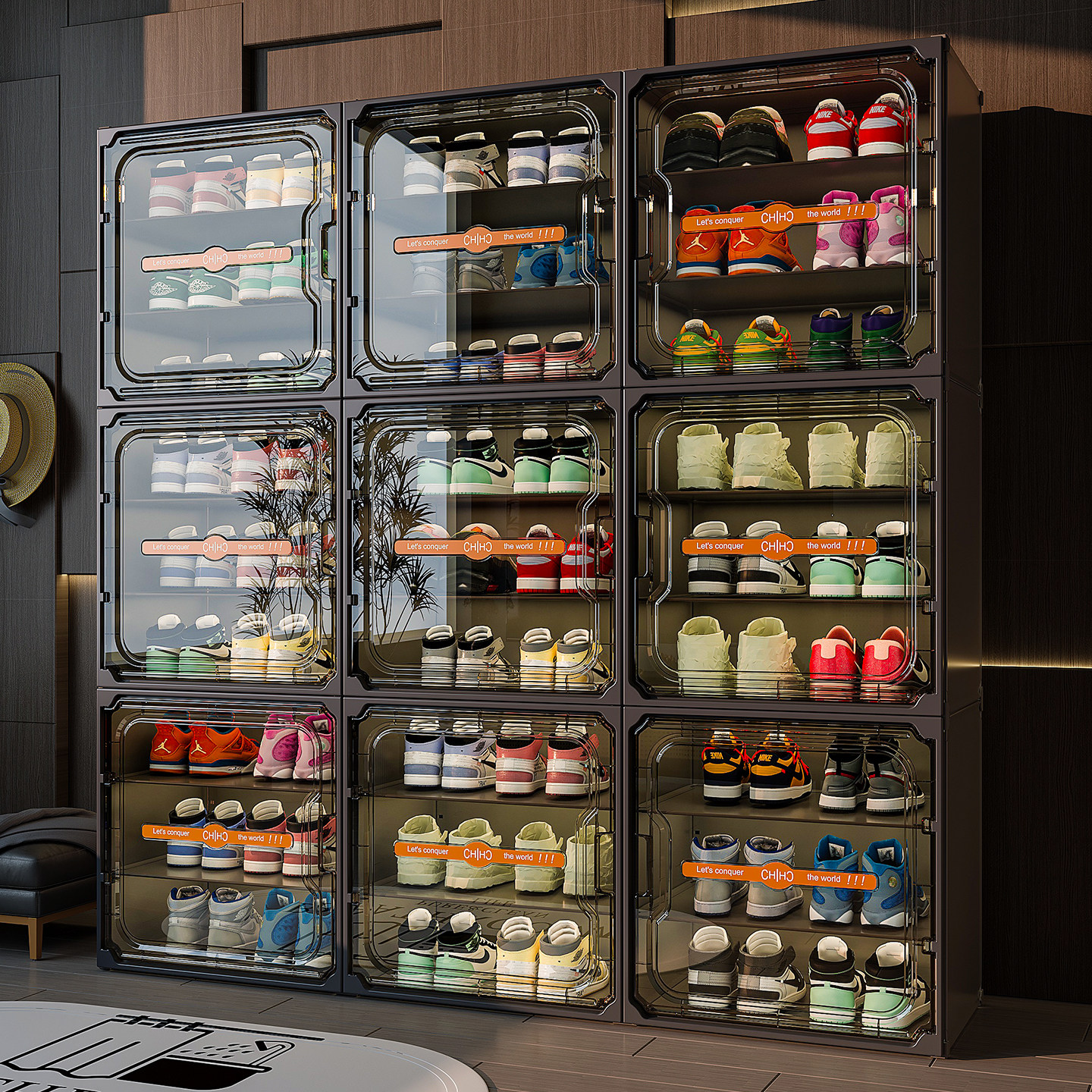 鞋柜家用门口收纳柜一体靠墙入户室内好看鞋盒多层新款简易鞋架子,住宅家具,鞋架,淘宝优惠券,粉丝福利购,淘宝优惠卷