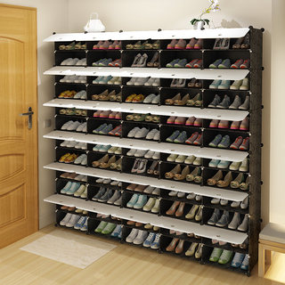 鞋架简易家用门口多层收纳经济型多功能防尘架子大省空间宿舍鞋柜