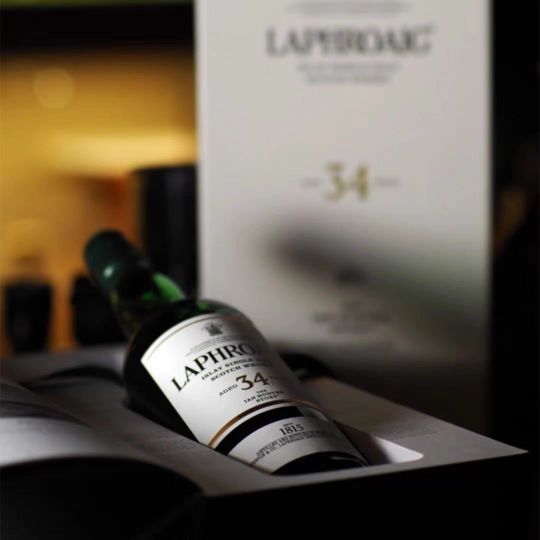 行货 第五版 拉弗格书册34年 Laphroaig 苏格兰单一麦芽威士忌