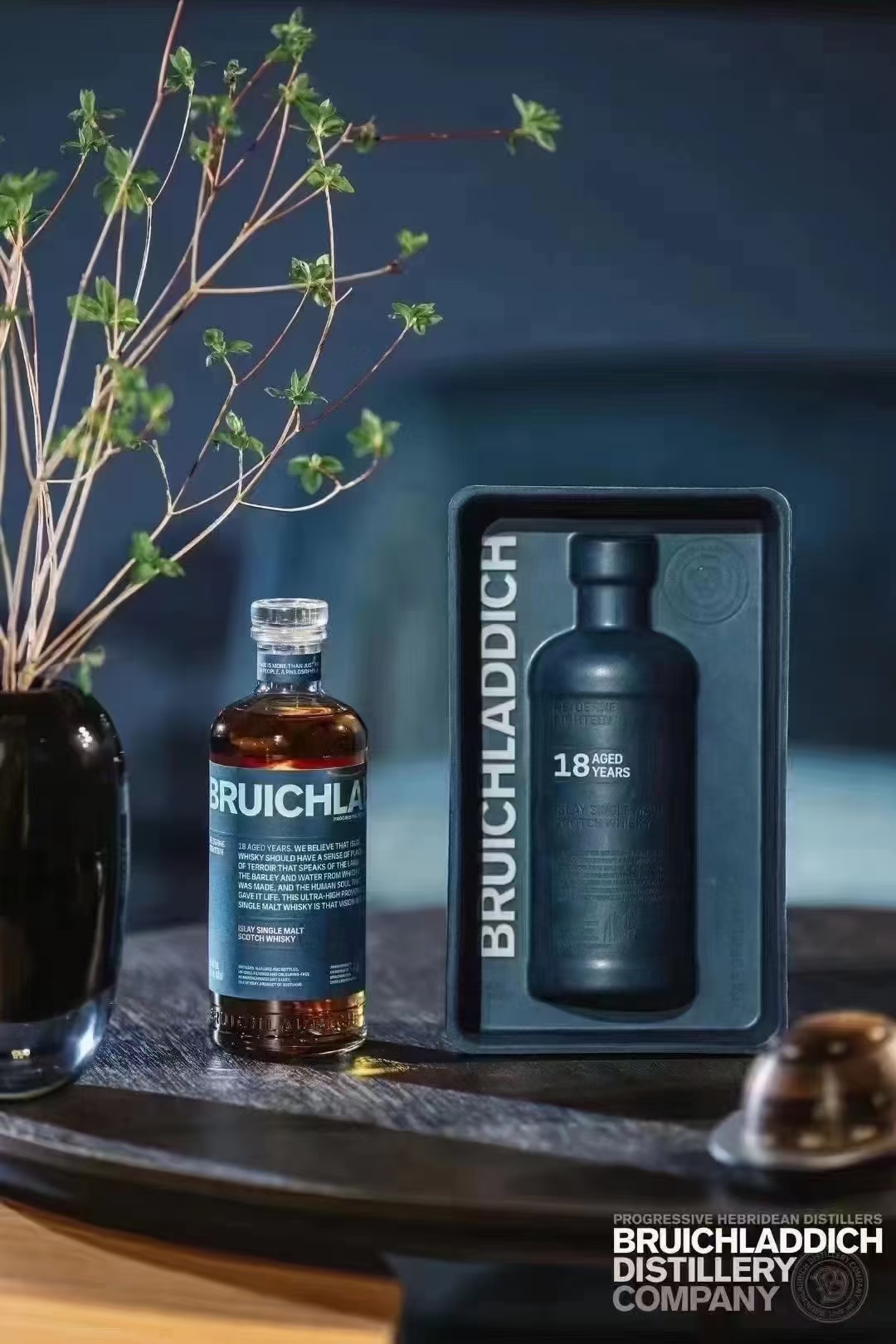 布赫拉迪18年 单一麦芽苏格兰威士忌700ml进口洋酒 Bruichladdich