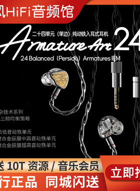 水月雨ArmatureArt24二十四单元单边纯动铁HiFi耳机AA24入耳耳塞