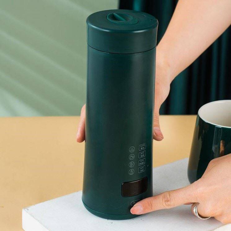便携式可以烧水的杯子旅行好物办公室水杯可加热烧水杯usb充电小