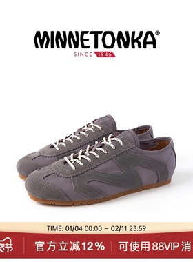 MINNETONKA Nylon Basic MS70德训鞋25新款尼龙面料秋季轻量透气