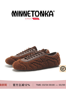 MINNETONKA/迷你唐卡Teddy MS70毛毛鞋羔羊毛羊皮德训鞋2026新款