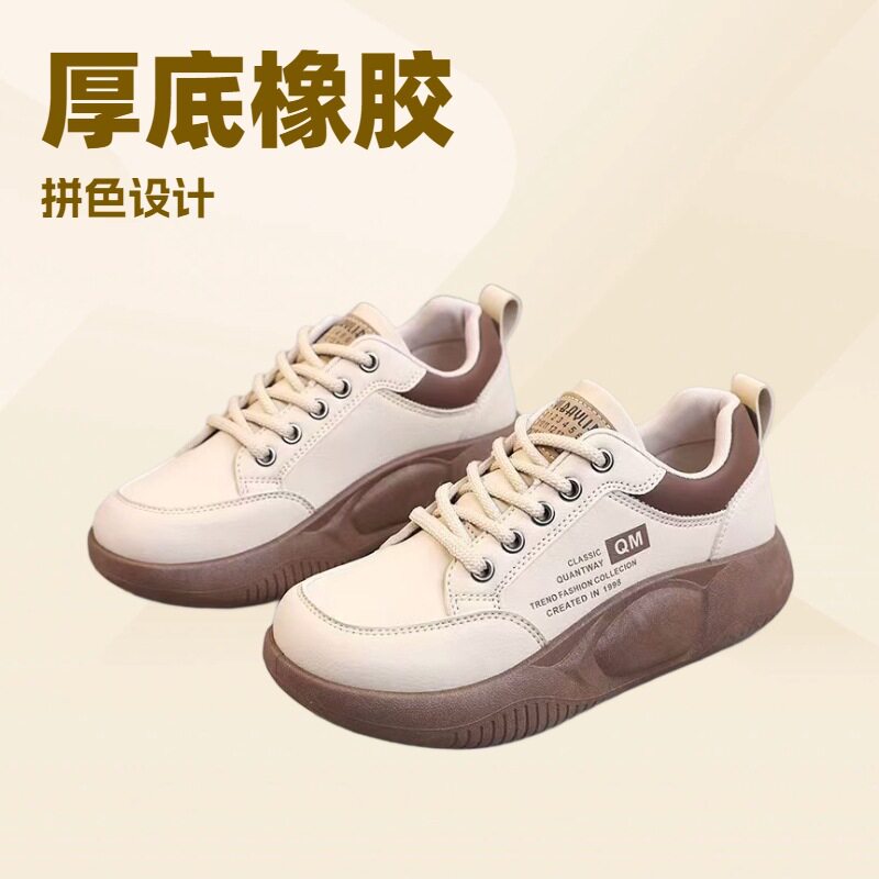 2025春季小白鞋女鞋新款学生时尚休闲鞋