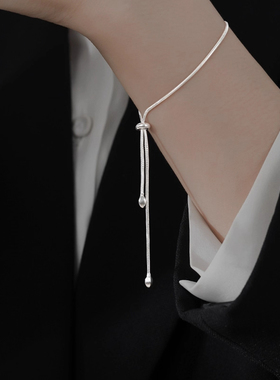 简约冷淡风~可调节蛇骨手链