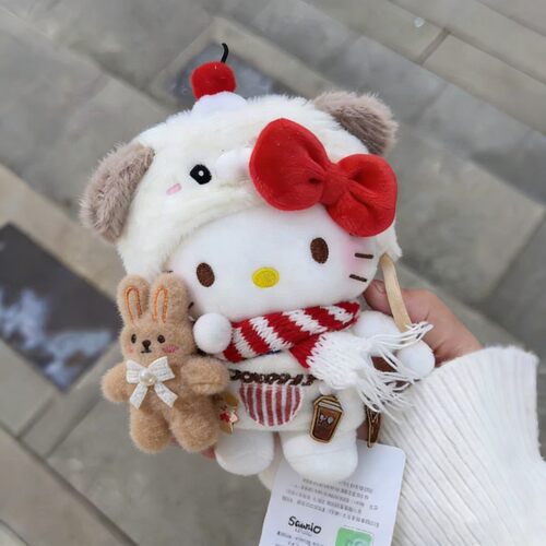 【正版】hellokitty玩偶挂件毛绒玩具包挂闺蜜女朋友生日礼物可爱