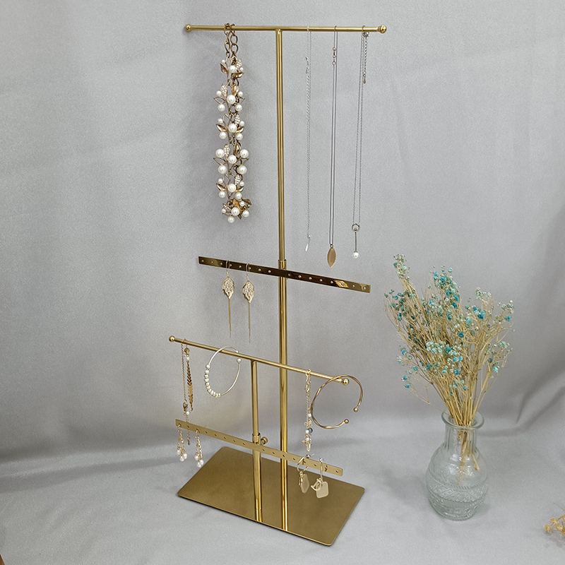 首饰置物架桌面金属架子不锈钢