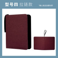 Solid color four-grid small card album storage book, nine-grid large capacity card zipper storage collection book thumbnail 3