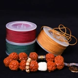 Плетеный браслет из бисера из грецкого ореха, браслет из бусин, четки бодхи из нефрита