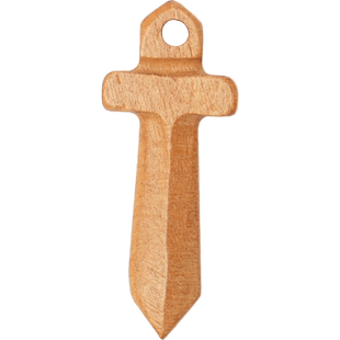 桃木剑婴儿挂件别针手串手链串珠手工编织绳DIY材料编绳刀斧配饰