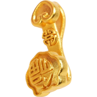 沙金如意棒手链diy配件吊坠配串珠手串小配饰手工编织材料