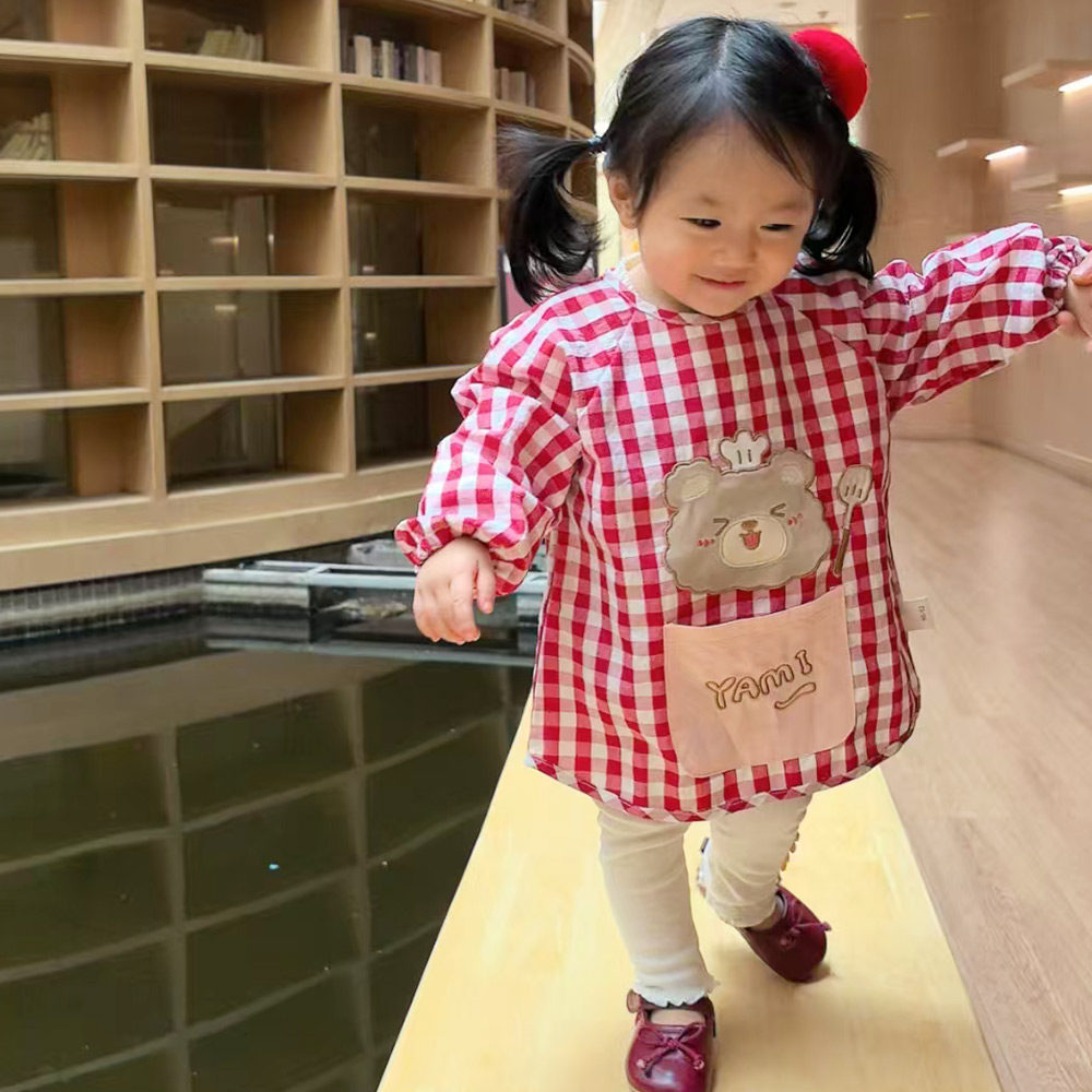 2025新女宝宝薄款长袖防水吃饭罩衣男孩儿童防脏护衣小孩围兜罩衫,童装/婴儿装/亲子装,反穿衣/罩衣,淘宝优惠券,粉丝福利购,淘宝优惠卷