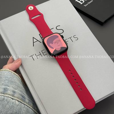 ins超火撞色运动硅胶表带