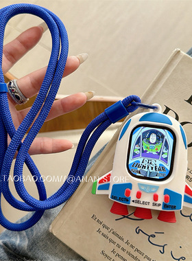 趣味潮牌卡通飞船适用applewatchs11苹果手表s10代se3/Ultra挂绳