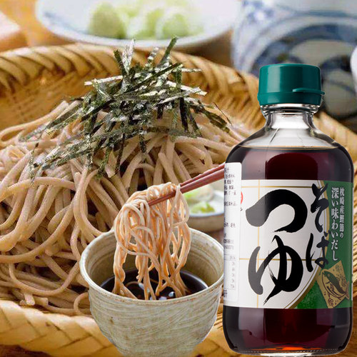 日本进口丸天荞麦面汁300ml