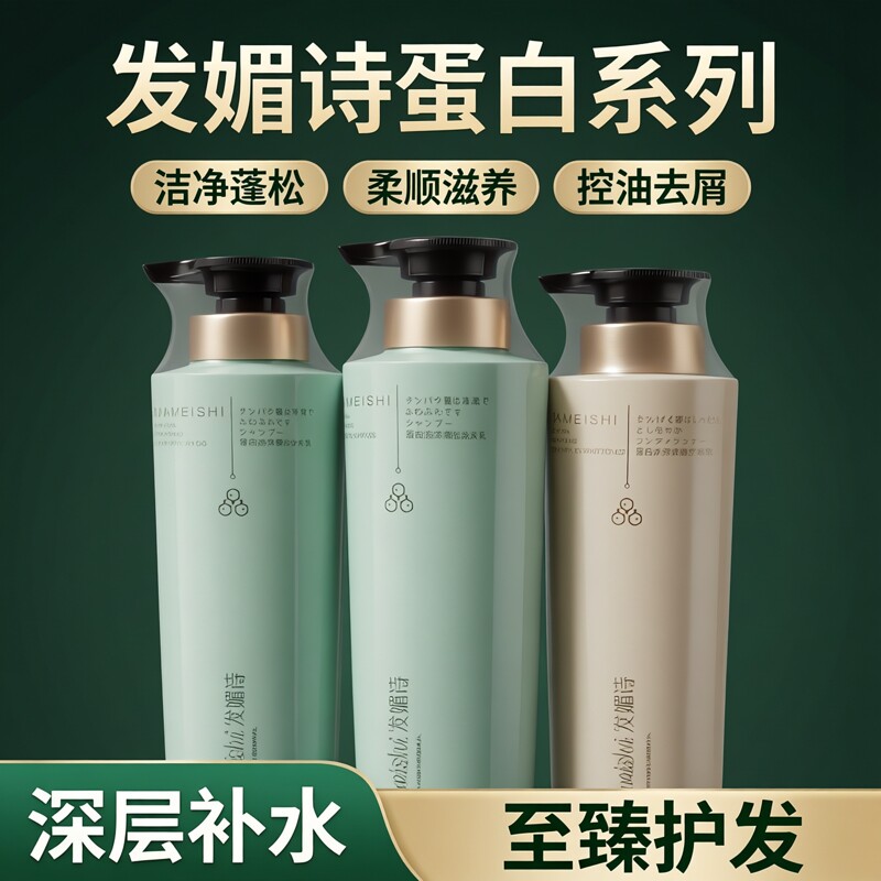 发媚诗蛋白滋润柔顺洁净蓬松蜂蜜控油去屑至臻护发素补水柔顺发膜
