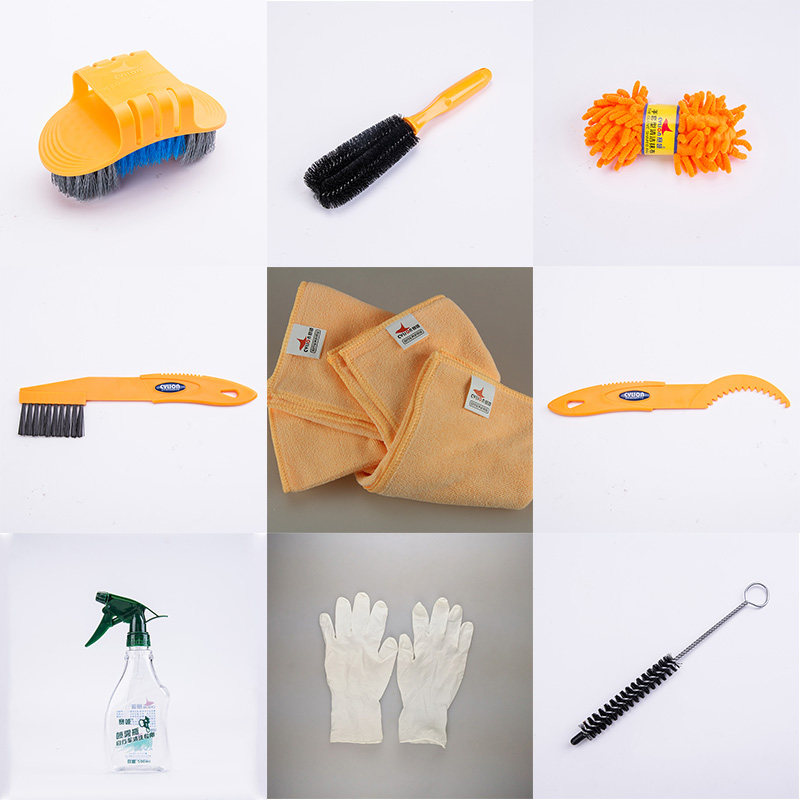 自行车清洗工具链条保养图片