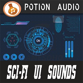 UE4虚幻5Sci-Fi User Interface Sounds 科幻机械游戏UI界面音效