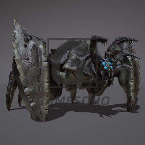 UE4虚幻5异型外星生物螃蟹甲壳虫生物PBR怪物模型 ONYSCIDUS .27