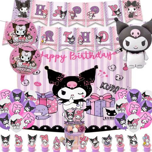 生日布置melodyKuromi装饰场景