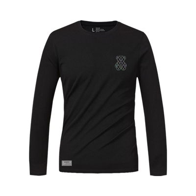 秋季男士纯棉休闲圆领长袖