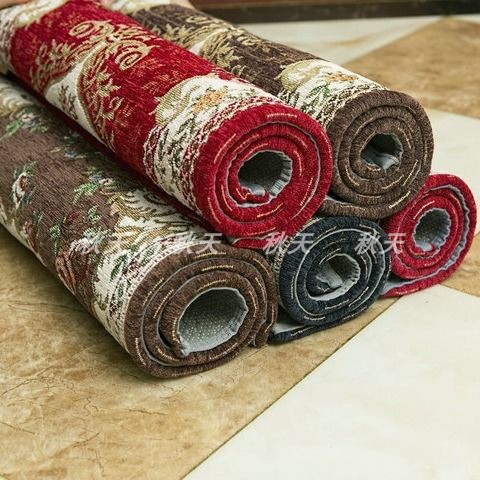 ヨーロッパ式絨毯のリビングルームのソファーの茶何畳の寝室のベッドサイドの布団の絨毯のジャカード織機は水洗いして家に入ることができます。