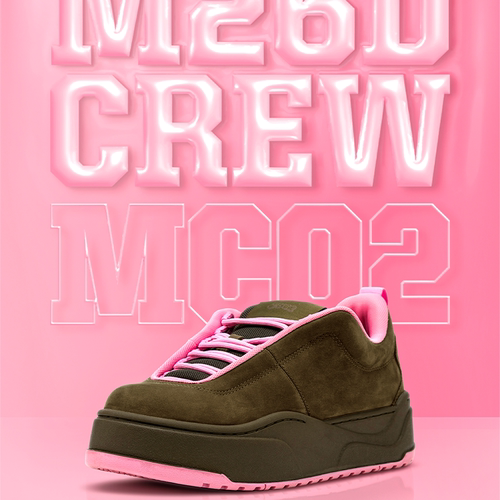 M26DMC-02粉巧复古潮流休闲板鞋