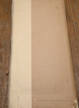 70年代 竹混料染色纸 四尺100张 陈纸老纸