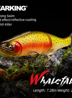 熊王BEARKING路亚多节鱼18.5cm64g海钓鲈鱼米诺路亚饵M185