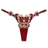 Сексуальное кружевное дышащее нижнее белье, штаны, большой размер, с вышивкой