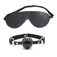 Маска черного глаза+черный рот пробка